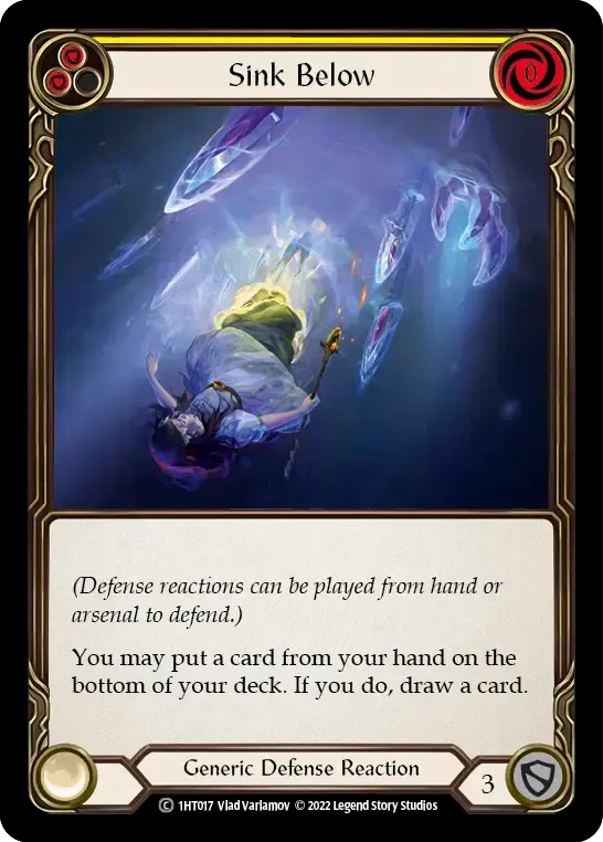 Sink Below (Yellow) — Dorinthea - Blitz Deck — Flesh and Blood