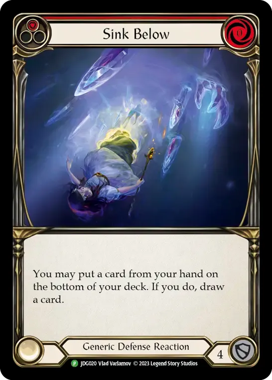 Sink Below (Red) — Flesh and Blood: Promo Cards — Flesh and Blood