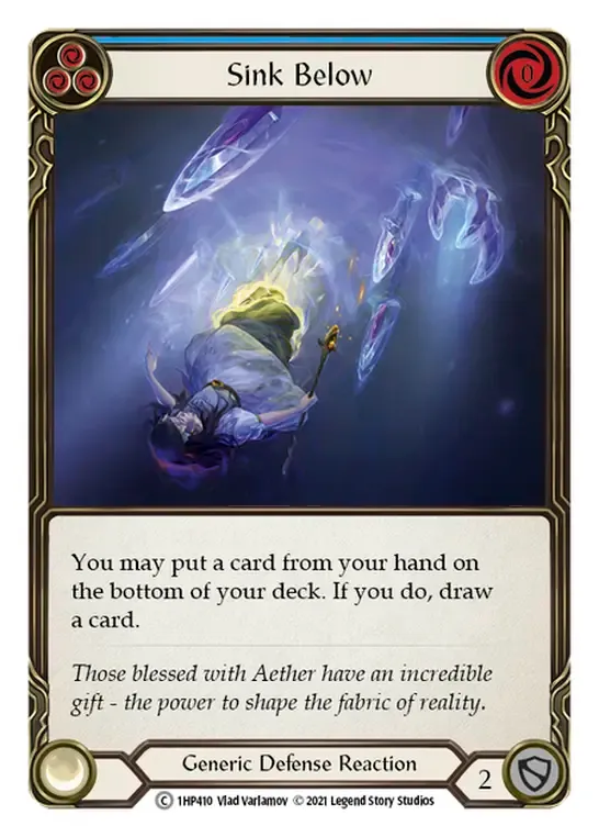 Sink Below (Blue) — History Pack 1 — Flesh and Blood