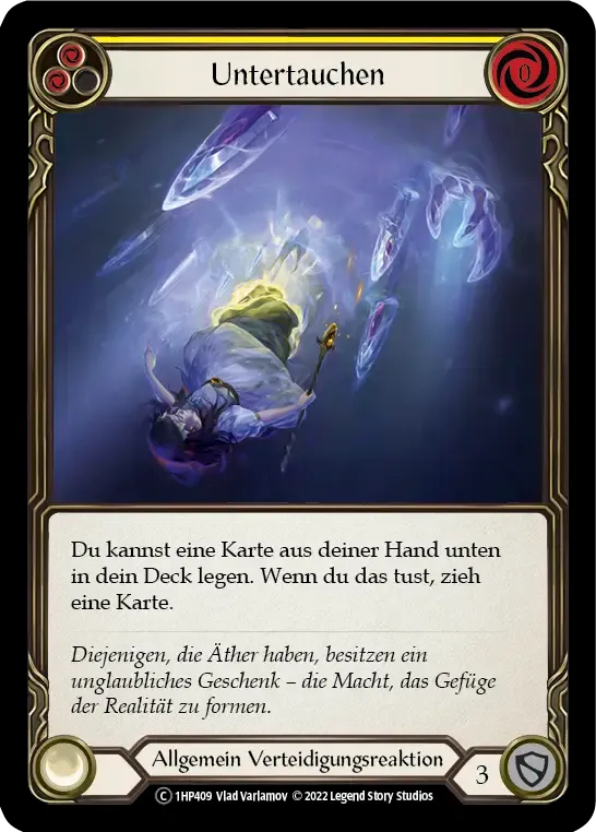 Sink Below (Yellow) from History Pack 1 - Black Label - Flesh and Blood