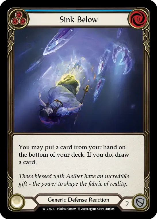 Sink Below (Blue) — Welcome to Rathe — Flesh and Blood