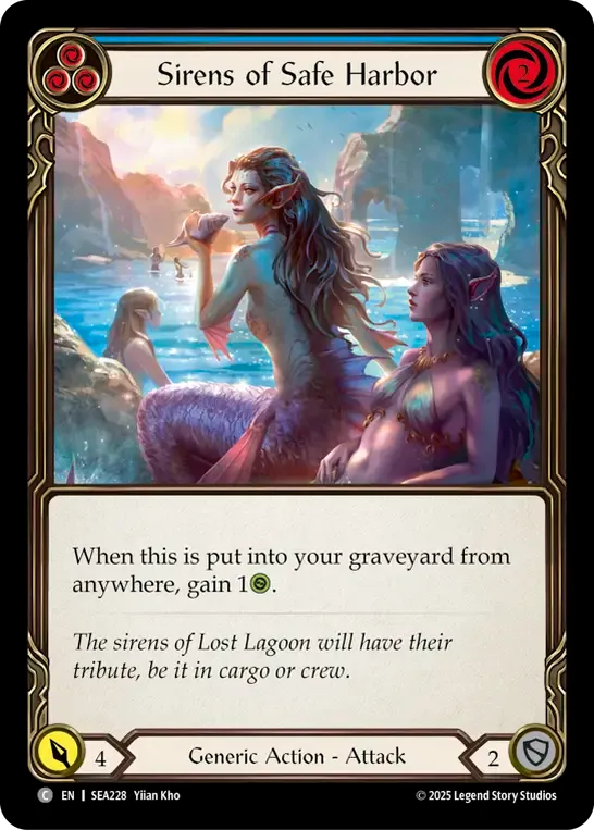 Sirens of Safe Harbor (Blue) — High Seas — Flesh and Blood