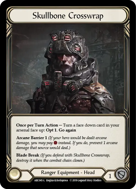 Skullbone Crosswrap — Arcane Rising — Flesh and Blood