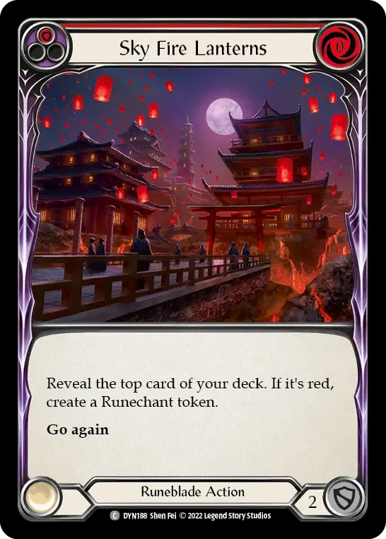 Sky Fire Lanterns (Red) — Dynasty — Flesh and Blood