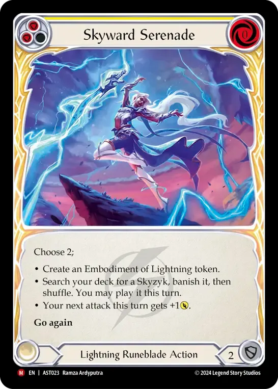 Sérénade au ciel from Armory Deck - Aurora, Shooting Star - Flesh and Blood
