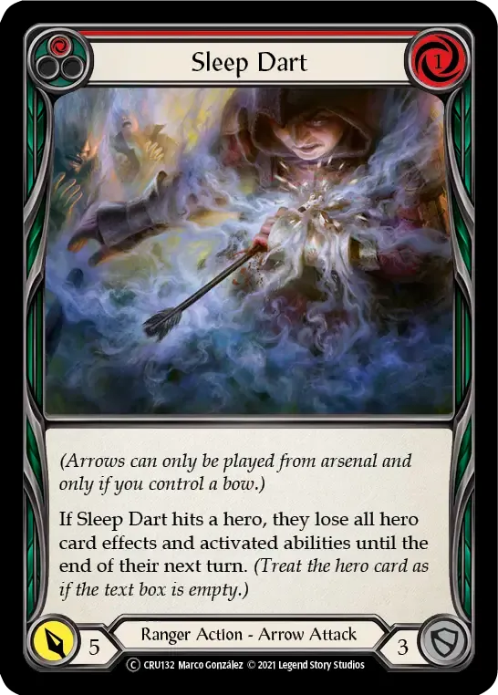 Sleep Dart (Red) — Crucible of War - Unlimited — Flesh and Blood