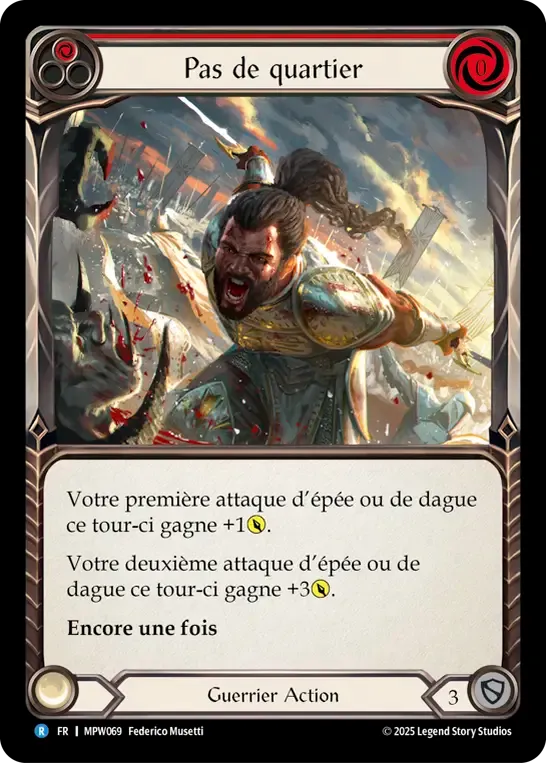 Pas de quartier — Mastery Pack Warrior — Flesh and Blood