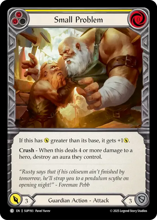 Small Problem (Yellow) from Super Slam - Flesh and Blood