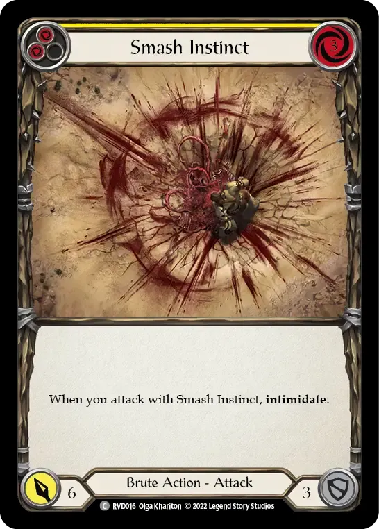 Smash Instinct (Yellow) — Classic Battles: Rhinar vs Dorinthea — Flesh and Blood