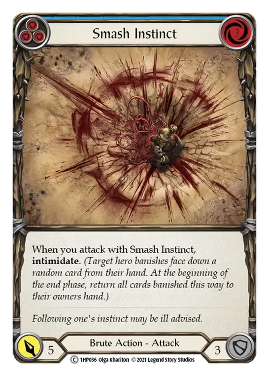 Smash Instinct (Blue) from History Pack 1 - Flesh and Blood