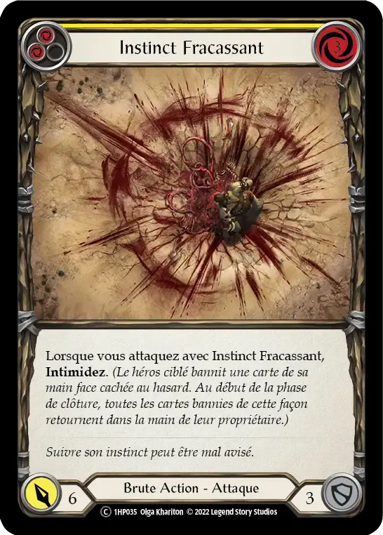 Instinct Fracassant from History Pack 1 - Black Label - Flesh and Blood