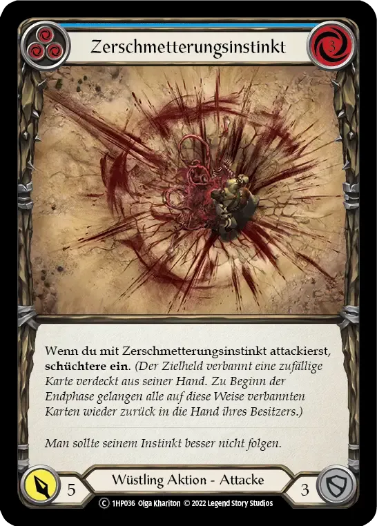 Smash Instinct (Blue) — History Pack 1 - Black Label — Flesh and Blood