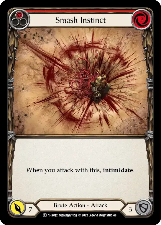 Smash Instinct (Red) — Rhinar - Blitz Deck — Flesh and Blood
