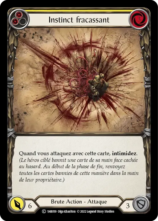 Instinct fracassant — Rhinar - Blitz Deck — Flesh and Blood