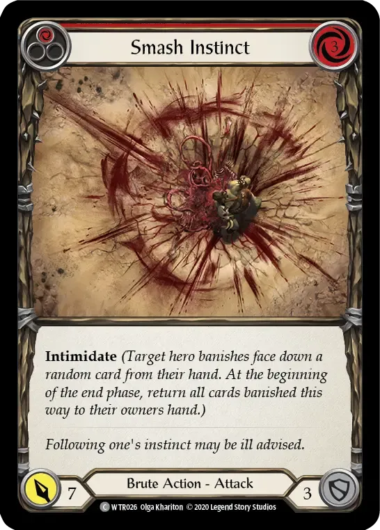 Smash Instinct (Red) — Welcome to Rathe - Unlimited — Flesh and Blood