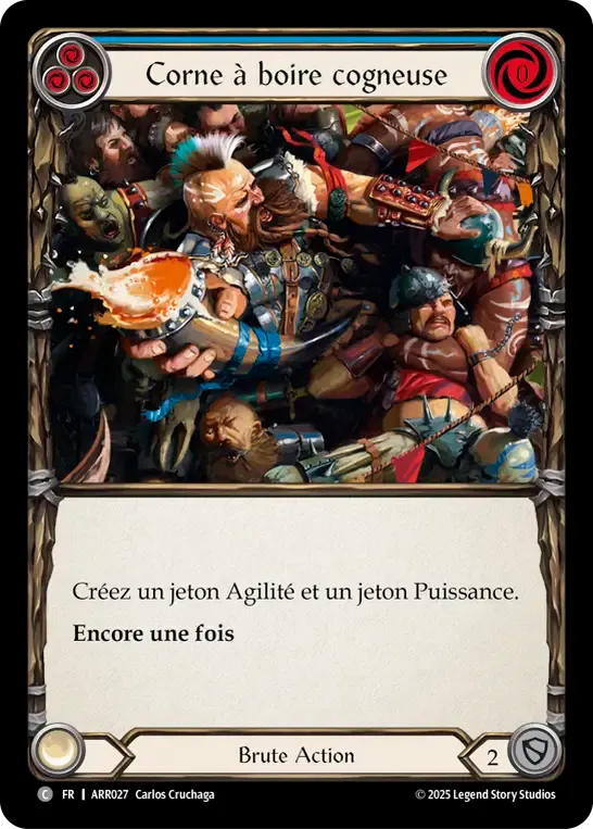 Smashback Alehorn (Blue) — Armory Deck - Rhinar, Reckless Rampage — Flesh and Blood