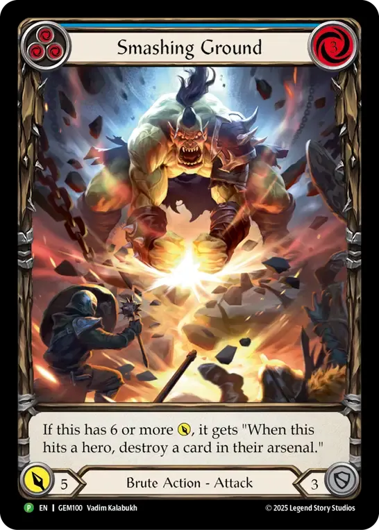 Smashing Ground — GEM - Pack 3 — Flesh and Blood