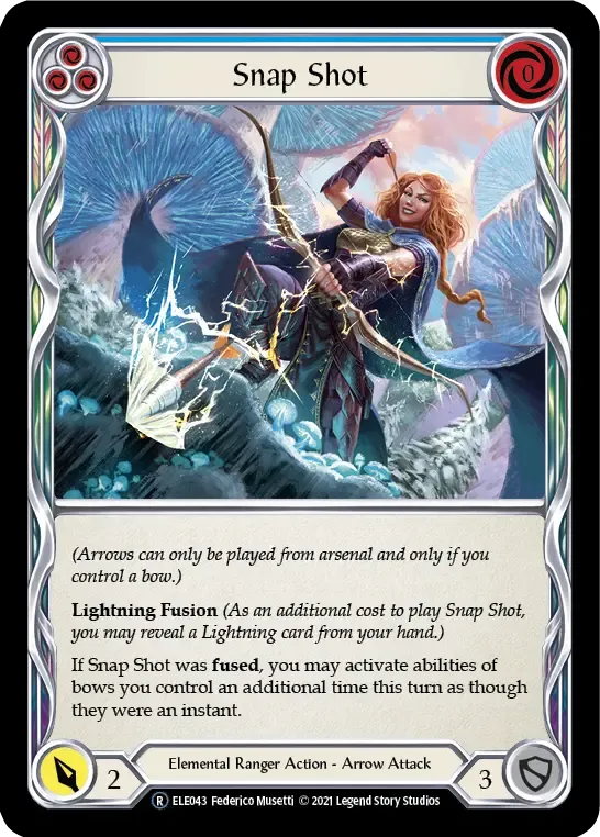 Snap Shot (Blue) from Tales of Aria - Unlimited - Flesh and Blood