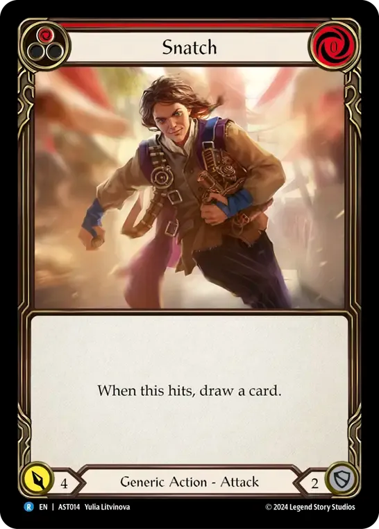 Snatch (Red) — Armory Deck - Aurora, Shooting Star — Flesh and Blood