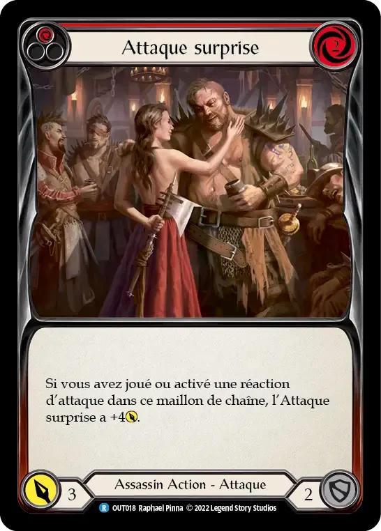 Attaque surprise — Outsiders — Flesh and Blood