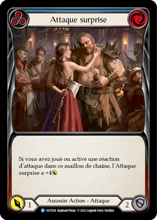 Attaque surprise — Outsiders — Flesh and Blood