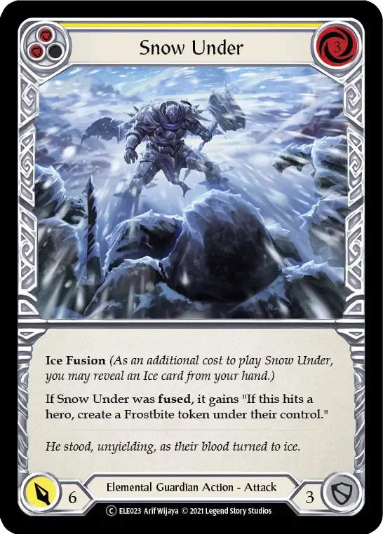 Snow Under (Yellow) — Tales of Aria - Unlimited — Flesh and Blood