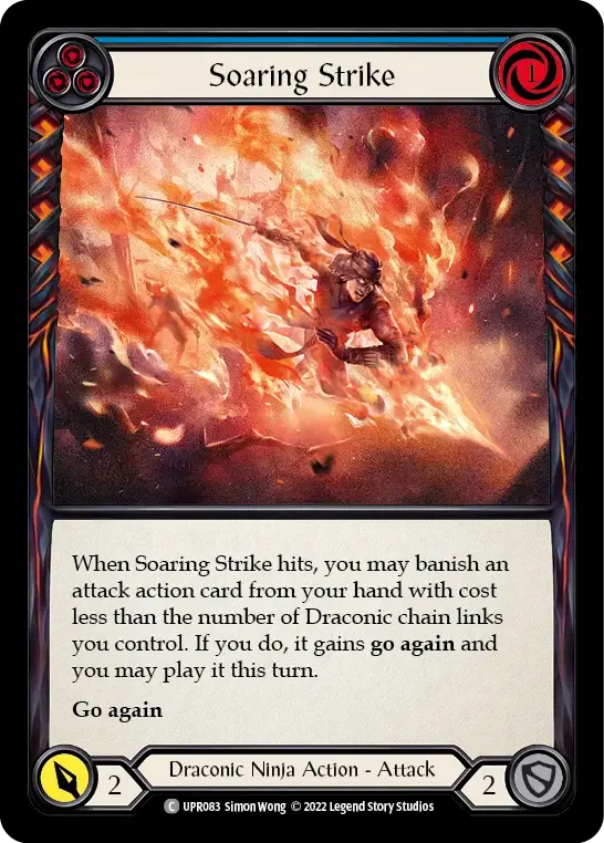 Soaring Strike (Blue) — Uprising — Flesh and Blood