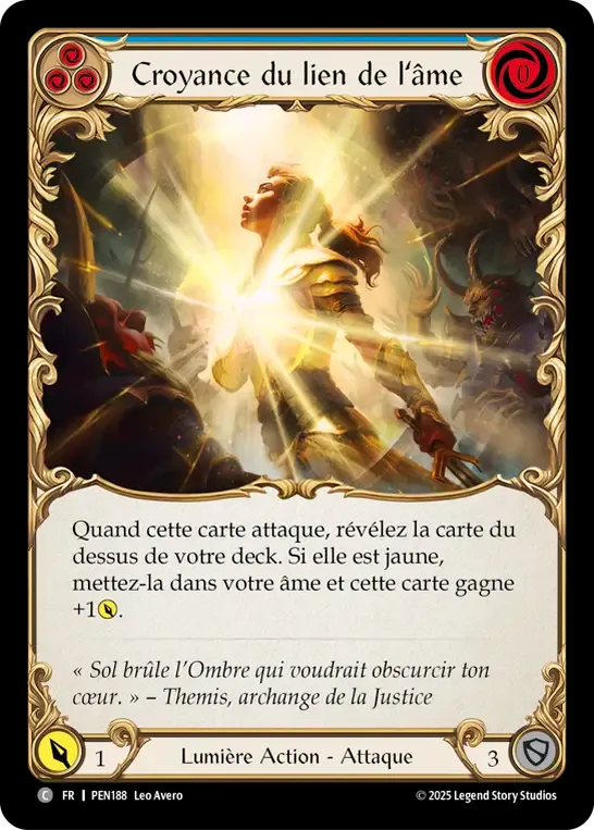 Soul Bond Belief (Blue) — Compendium of Rathe — Flesh and Blood