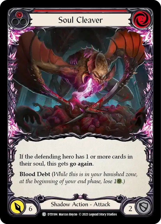 Soul Cleaver (Red) — Dusk till Dawn — Flesh and Blood