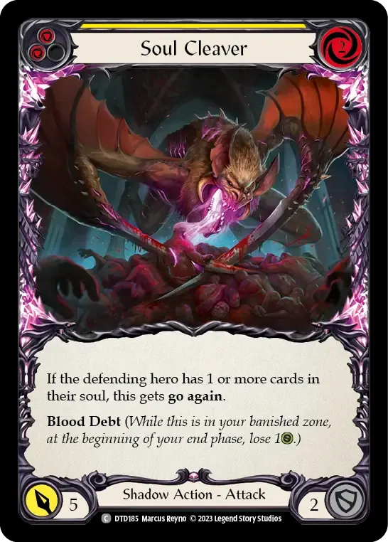 Soul Cleaver (Yellow) — Dusk till Dawn — Flesh and Blood