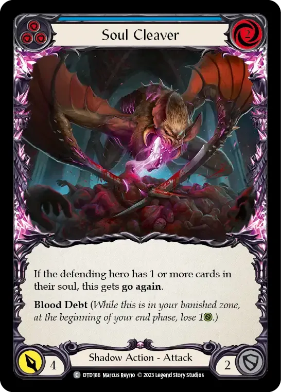 Soul Cleaver (Blue) — Dusk till Dawn — Flesh and Blood