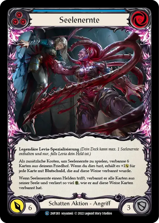 Soul Harvest (Blue) — History Pack 2 - Black Label — Flesh and Blood