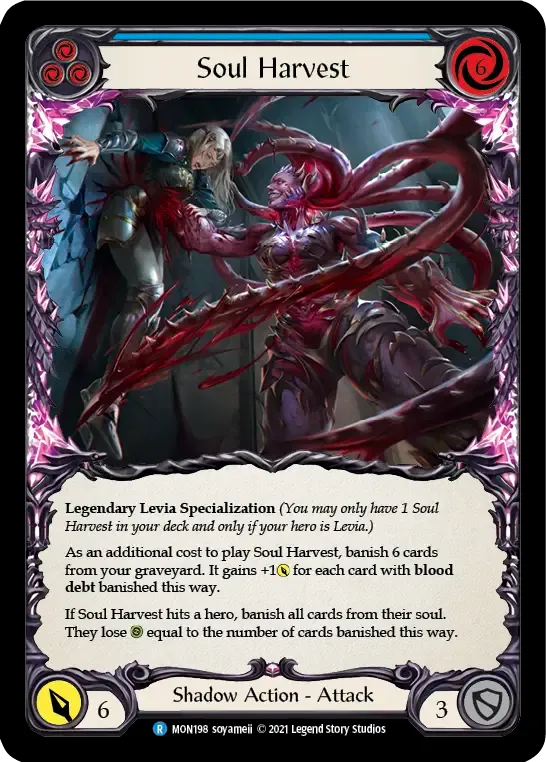 Soul Harvest (Blue) — Monarch — Flesh and Blood