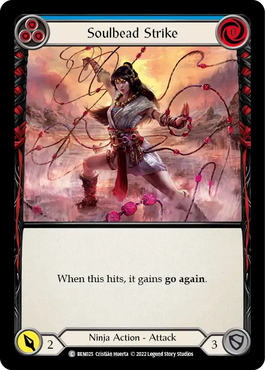 Soulbead Strike (Blue) — Benji - Blitz Deck — Flesh and Blood