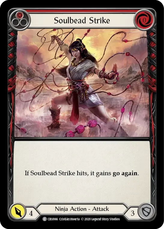 Soulbead Strike (Red) from Crucible of War - Flesh and Blood