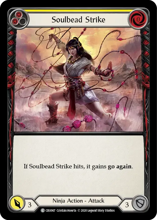 Soulbead Strike (Yellow) — Crucible of War — Flesh and Blood
