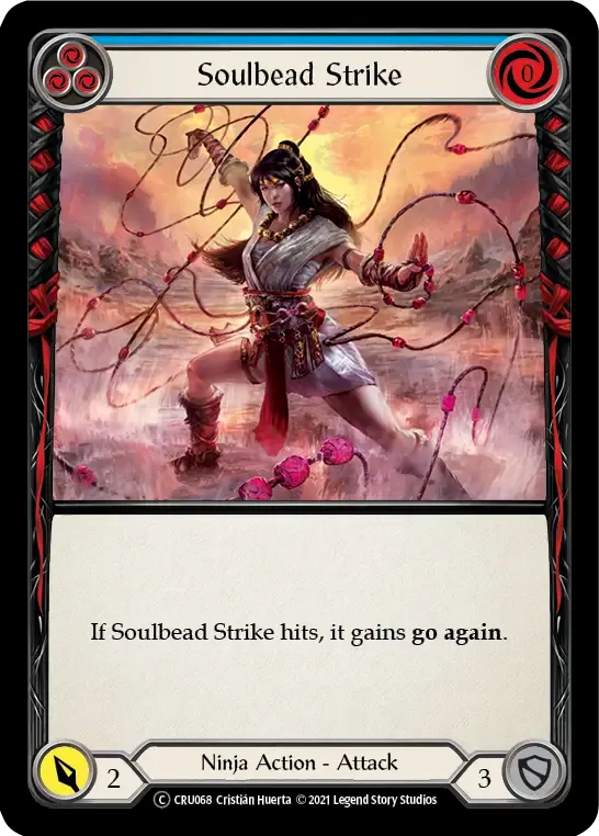 Soulbead Strike (Blue) — Crucible of War - Unlimited — Flesh and Blood