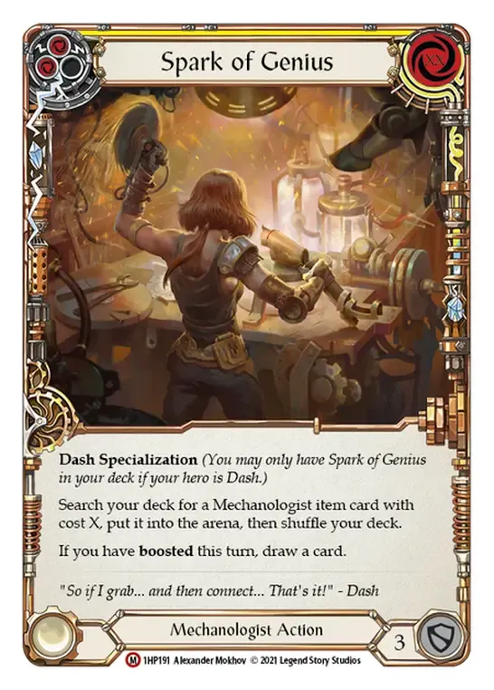 Spark of Genius from History Pack 1 - Flesh and Blood