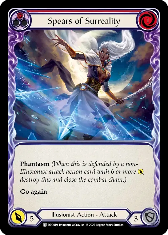 Spears of Surreality (Red) from Dromai - Blitz Deck - Flesh and Blood