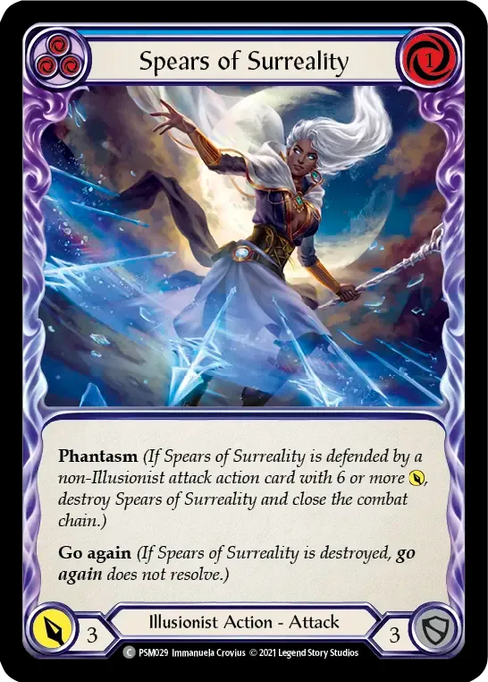 Spears of Surreality (Blue) — Prism - Blitz Deck — Flesh and Blood