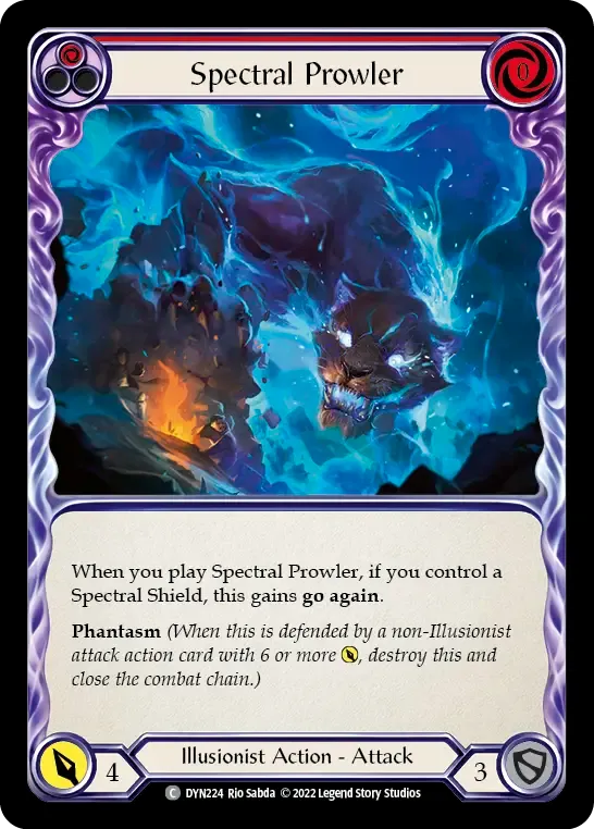Spectral Prowler (Red) — Dynasty — Flesh and Blood
