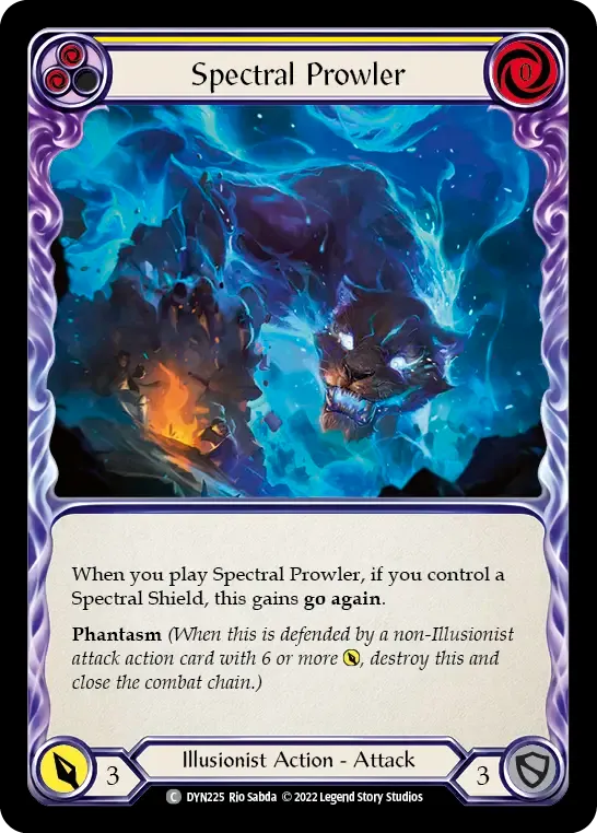 Spectral Prowler (Yellow) — Dynasty — Flesh and Blood