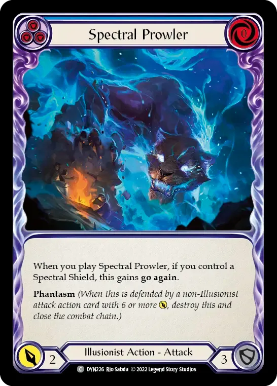 Spectral Prowler (Blue) — Dynasty — Flesh and Blood