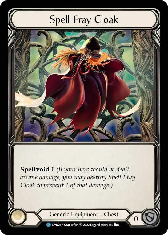 Spell Fray Cloak — Dynasty — Flesh and Blood