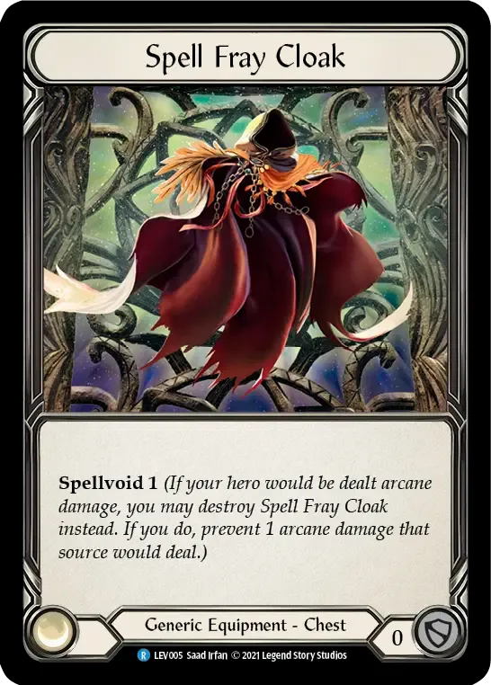 Spell Fray Cloak — Levia - Blitz Deck — Flesh and Blood