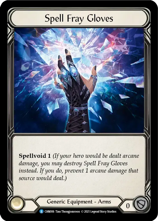 Spell Fray Gloves — Chane - Blitz Deck — Flesh and Blood