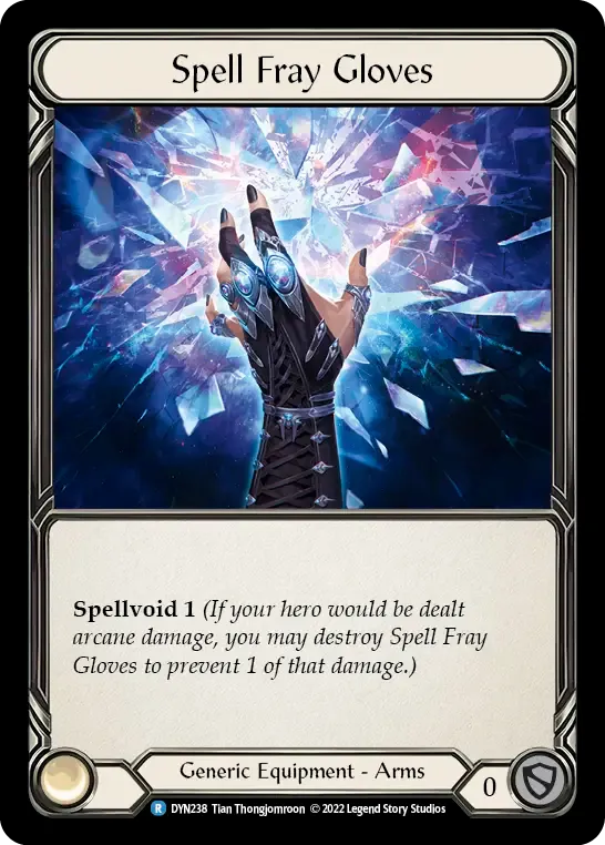 Spell Fray Gloves — Dynasty — Flesh and Blood