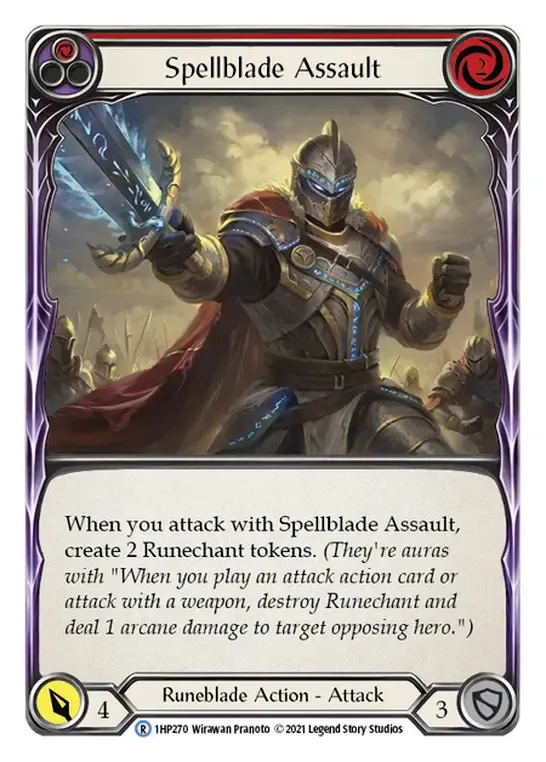 Spellblade Assault (Red) — History Pack 1 — Flesh and Blood