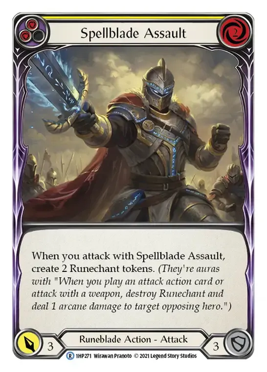 Spellblade Assault (Yellow) — History Pack 1 — Flesh and Blood