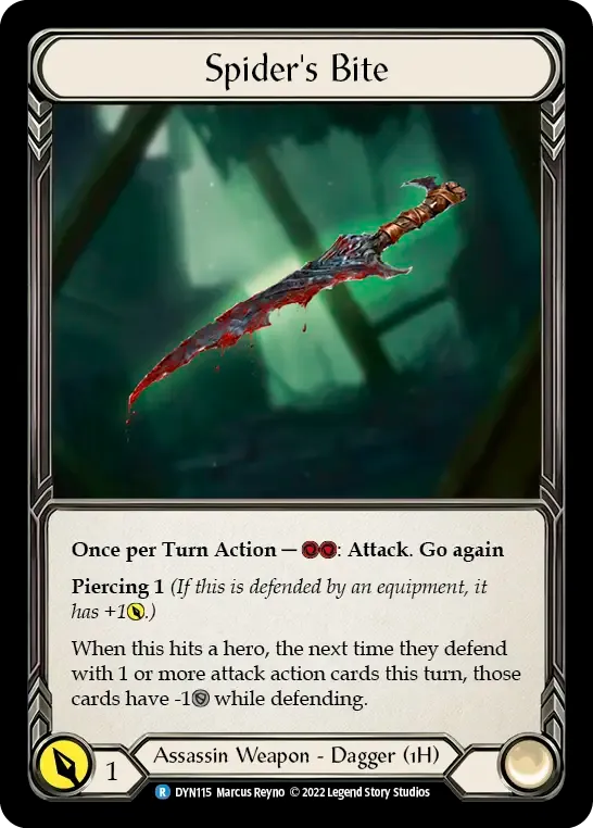 Spider's Bite — Dynasty — Flesh and Blood